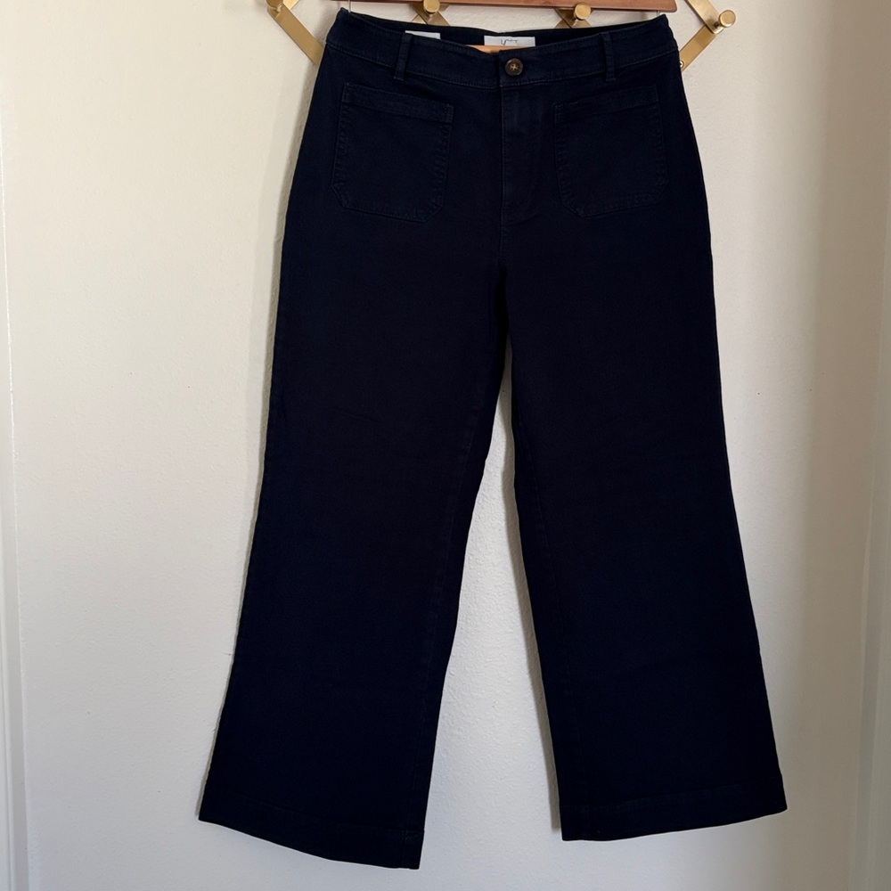 LOFT The Palmer Wide Leg Curvy Fit Pants - Picture 3 of 6